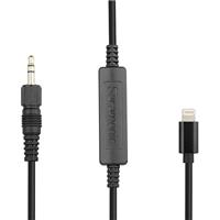 Kabllo audio Saramonic LC-C35, 3.5mm në Lightning, 1.5m, i zi