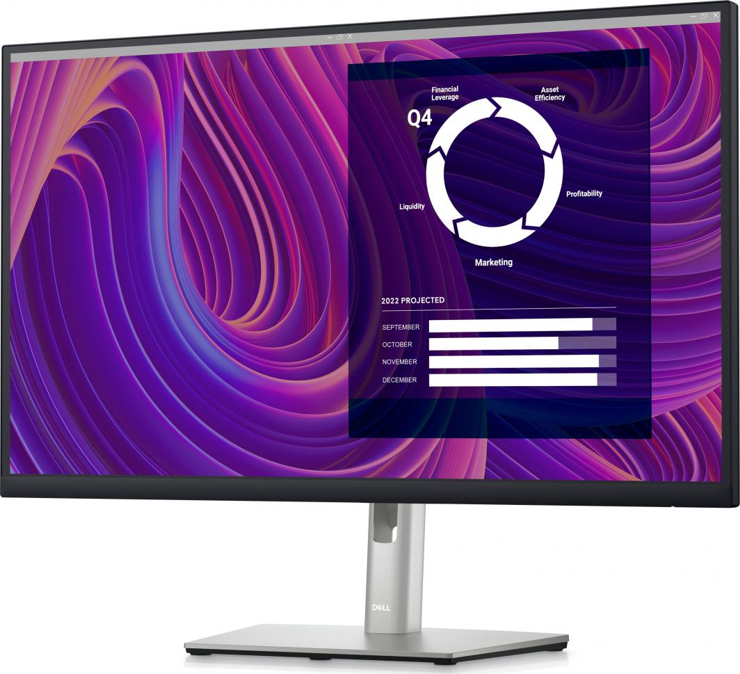Monitor Dell P2723D (210-BDDX), 27'', 60Hz, Class F, 2560 x 1440 (WQHD), IPS, i zi