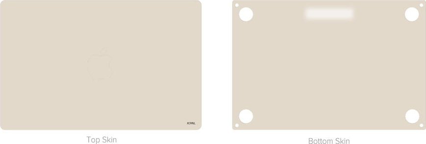Set mbrojtës JCPAL MacGuard për MacBook Air 15" M2 M3 M4, dy në një, Starlight