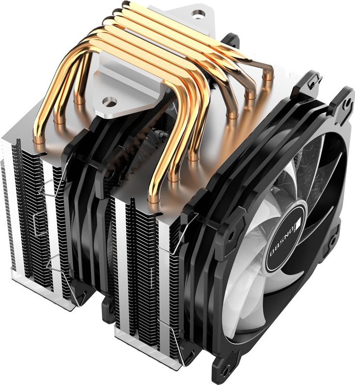 Ftohës procesori Jonsbo CR-2000 GT ARGB, dual tower, 2x 120mm PWM, i zi