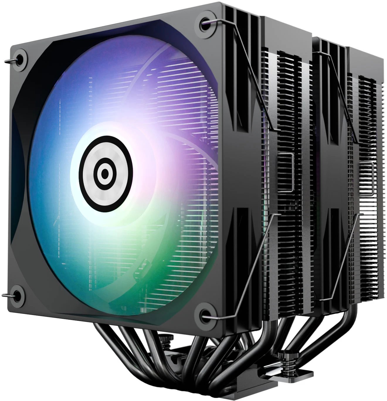 Ftohës CPU Enermax ETS-TD60 Digital, 2x120mm, ARGB, i zi
