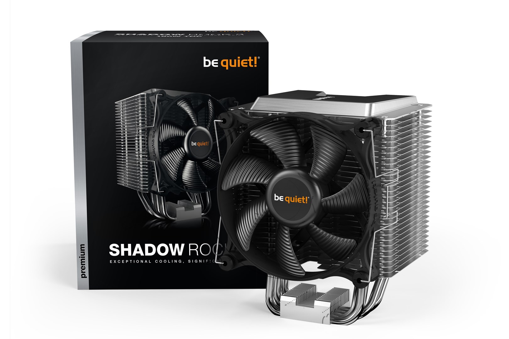 Lадилник за CPU be quiet! Shadow Rock 3, 190W TDP, 120mm, сребрен
