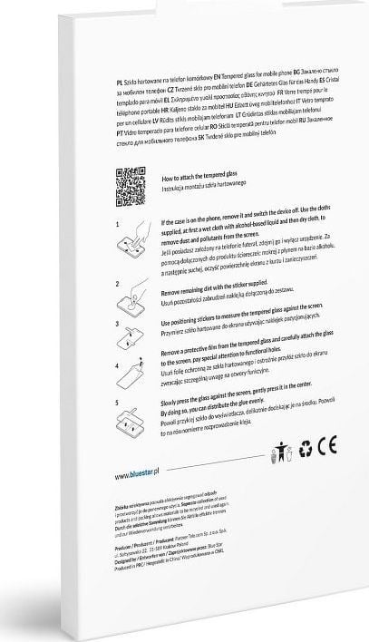 Xham mbrojtës Partner Tele.com Blue Star, për Huawei P30 Lite, 0.3mm, transparent