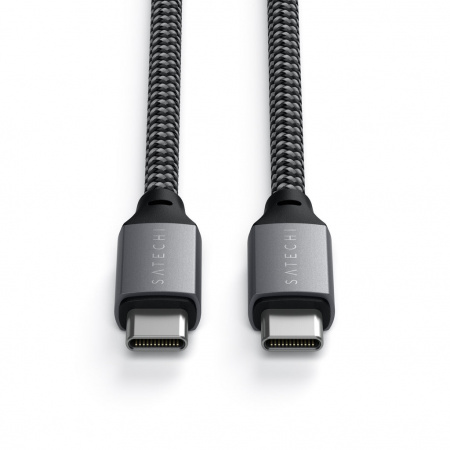 Kabllo karikimi Satechi, USB-C - USB-C, 2m, e hirtë