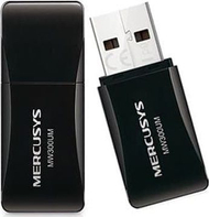 Kartë rrjeti Mercusys N300, 300 Mbps, Wi-Fi, USB, e zezë