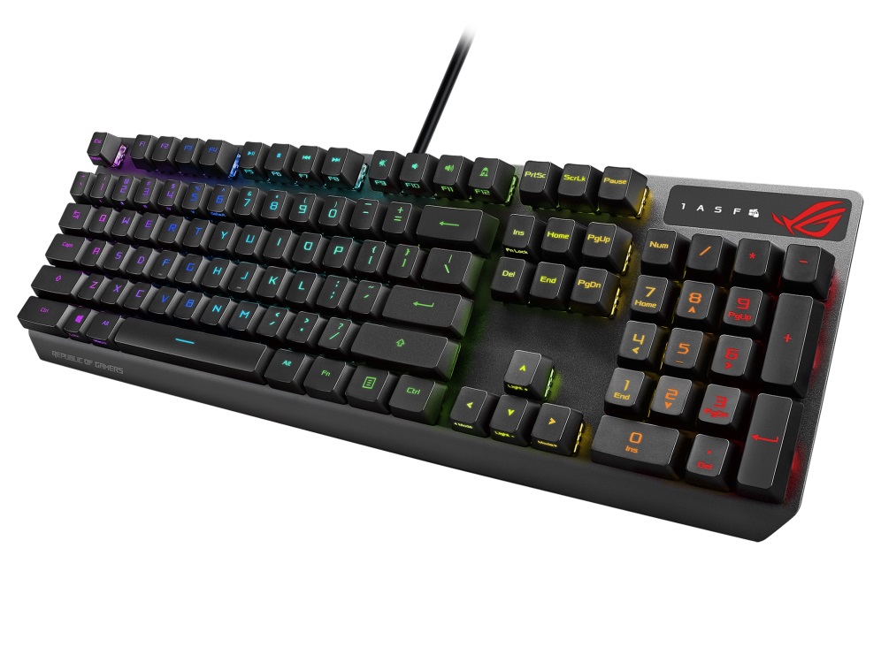 Tastierë Asus ROG Strix Scope RX, e zezë