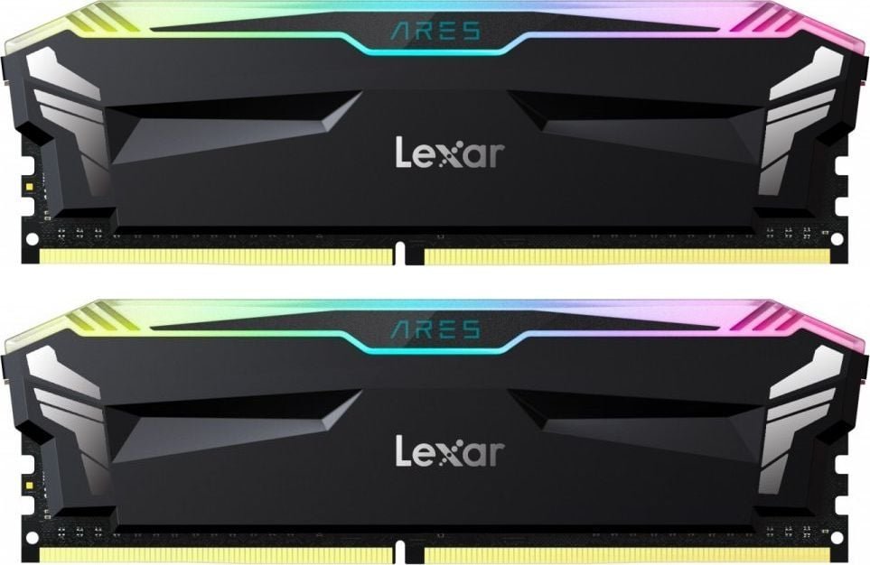 Memorie Lexar Ares RGB, DDR4, 16 GB, 3600 MHz, CL18, LD4BU008G-R3600GDLA