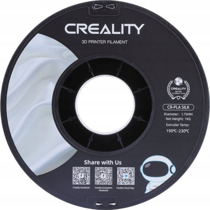 Filament 3D Creality Silk PLA Rainbow, 1.75mm, me shkëlqim