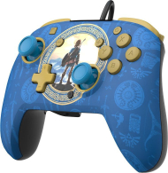 Kontroller PDP Rematch Zelda Hyrule, me kabllo, i kaltër / i artë
