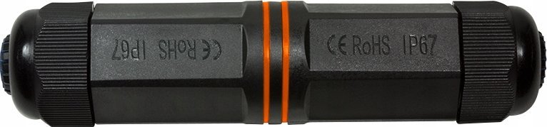 Мрежен конектор LogiLink NP0081, 2x RJ45, IP67, црн