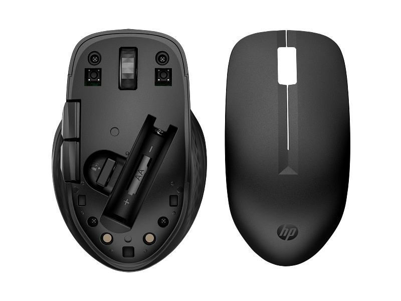 Maus pa tel HP 435 Multi Device, optik, Bluetooth dhe USB, i zi