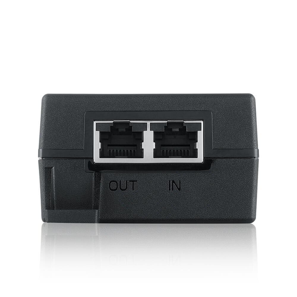 Injector PoE Zyxel POE12-60W, 1 portë, 60W, i zi