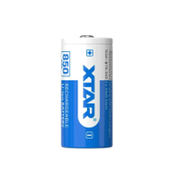 Bateri rikarikuese Xtar 16340, Li ion, 850mAh, 3.6V, bardhë e kaltër