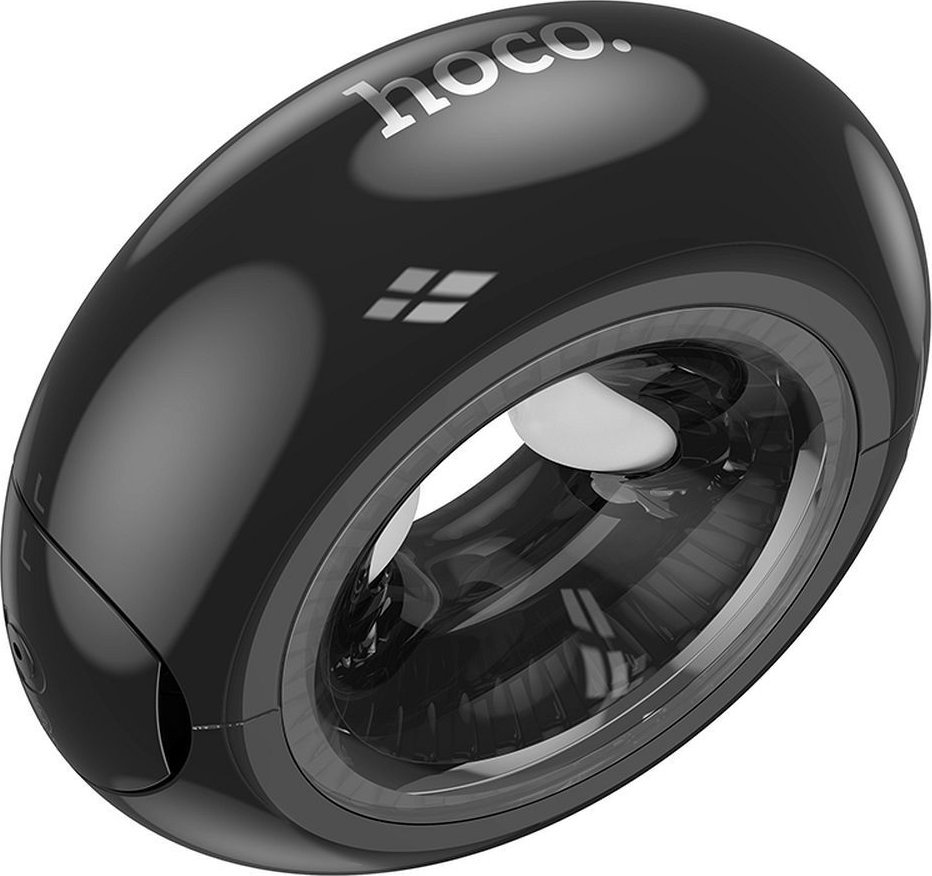 Kufje wireless Hoco EW71 TWS, Bluetooth, me kuti karikimi, të zeza