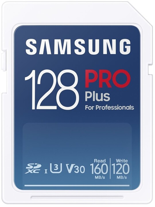 Samsung SDXC 128GB PRO Plus UHS-I U3 (Class 10)