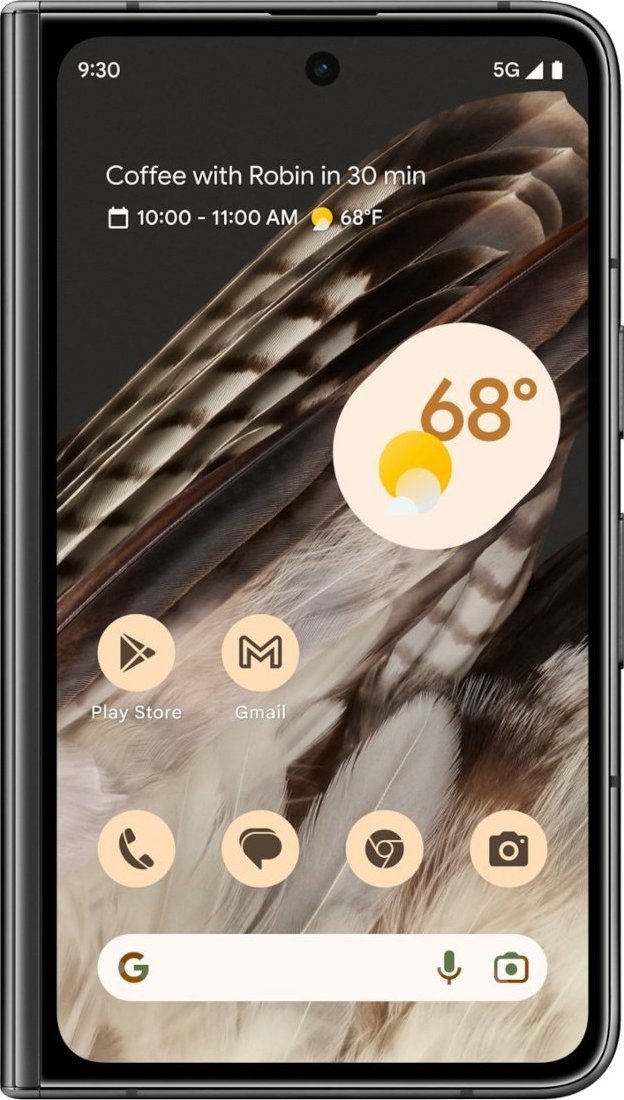 Телефон Google Пиксел Фолд, 256GB, 5G, црн
