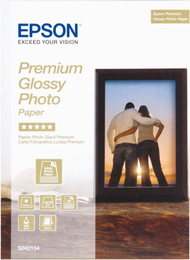 Letër fotografike Epson Premium Glossy, 13x18 cm, 255 g/m², 30 fletë, e bardhë