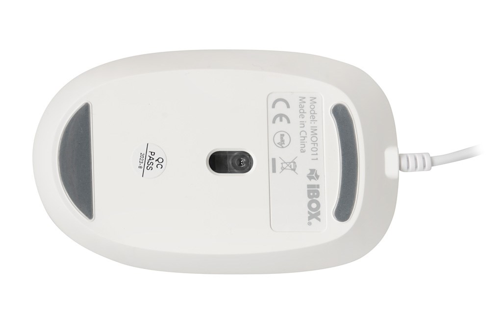 Maus iBOX i011 Seagull, USB, i bardhë