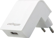 Karikues Energenie USB 2.1A, 230V, i bardhë