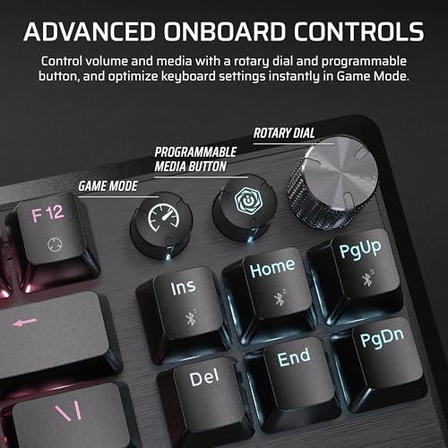 Tastierë gaming CORSAIR K70 CORE TKL, pa tela, mekanike RGB, e zezë