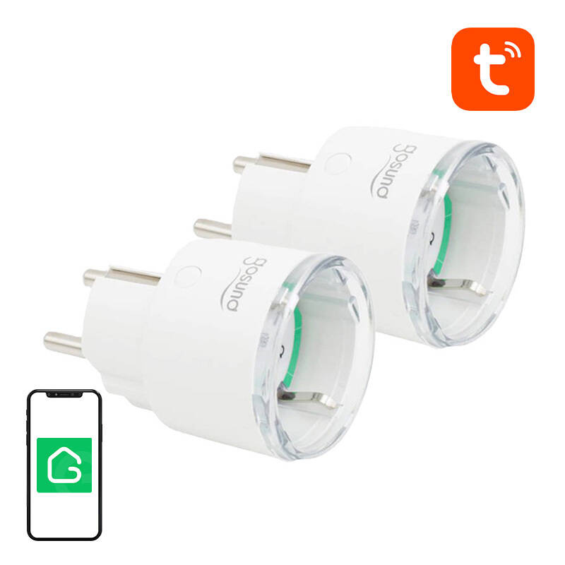 Prizë smart Gosund SP111, WiFi, set 2 copë, e bardhë