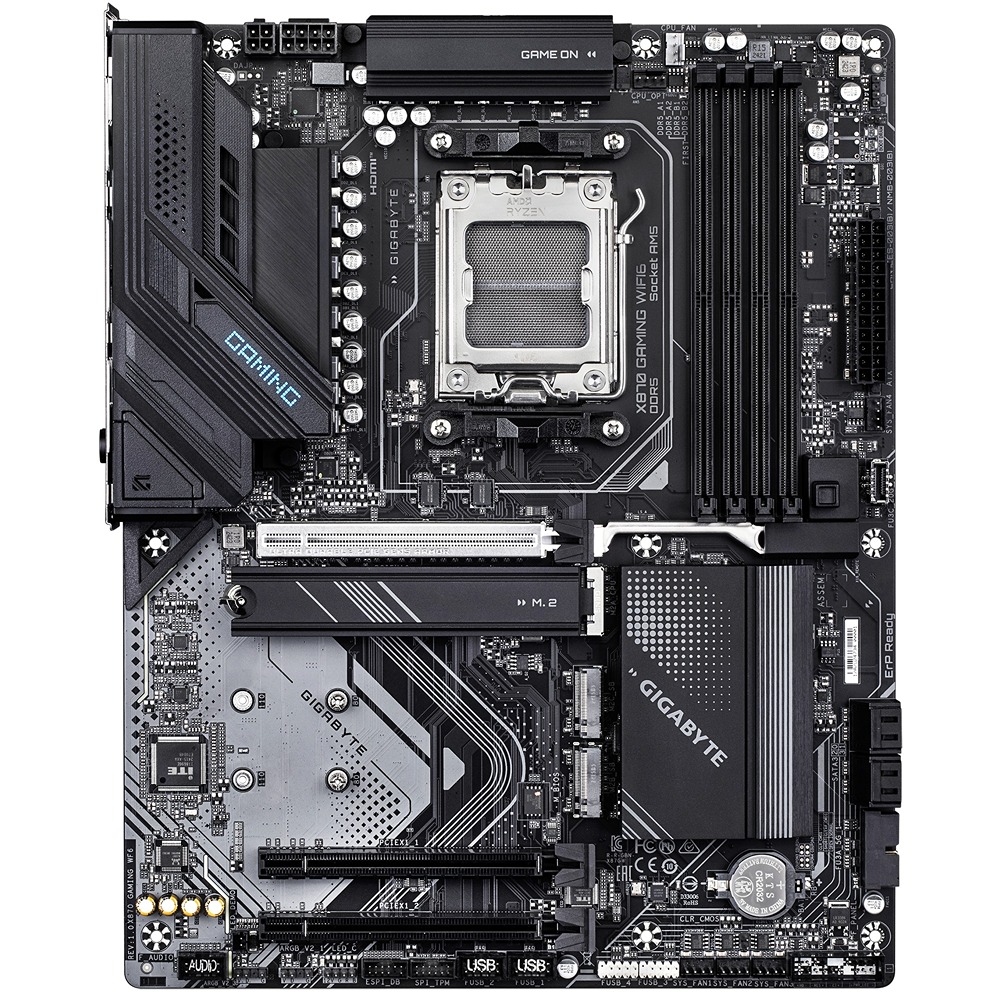 Pllakë amë Gigabyte X870 GAMING WF6, ATX, AM5, DDR5, Wi-Fi, e zezë