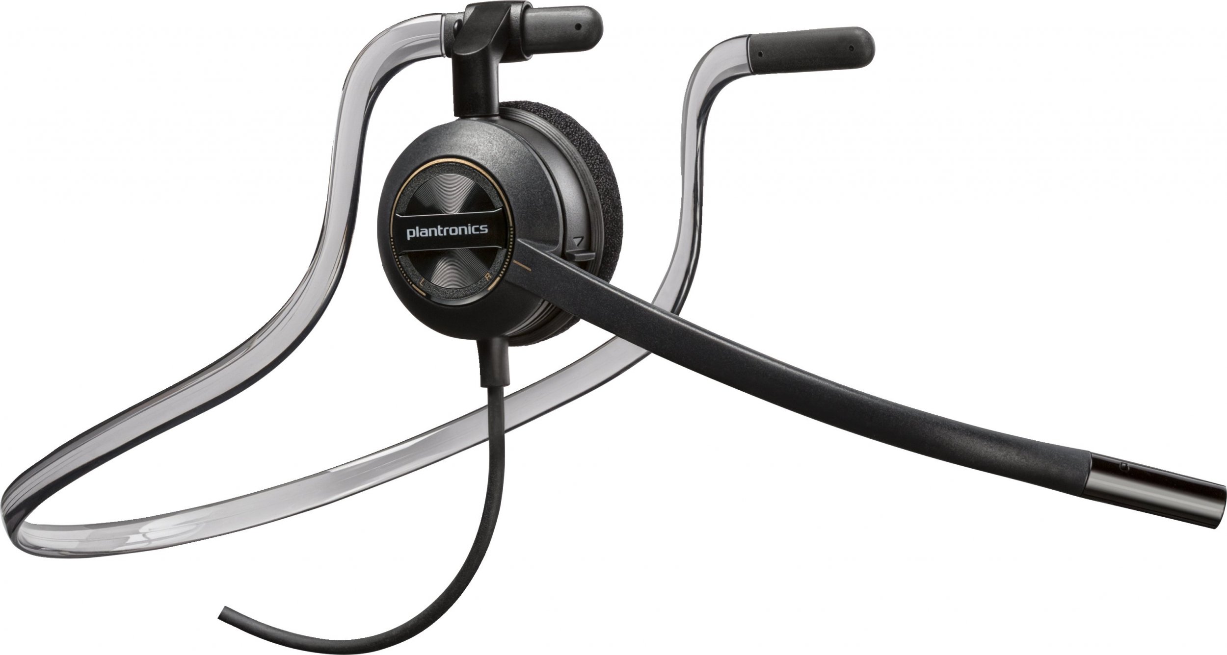 Kufje me kabllo Poly EncorePro 540, Quick Disconnect, për qendra thirrjesh, të zeza