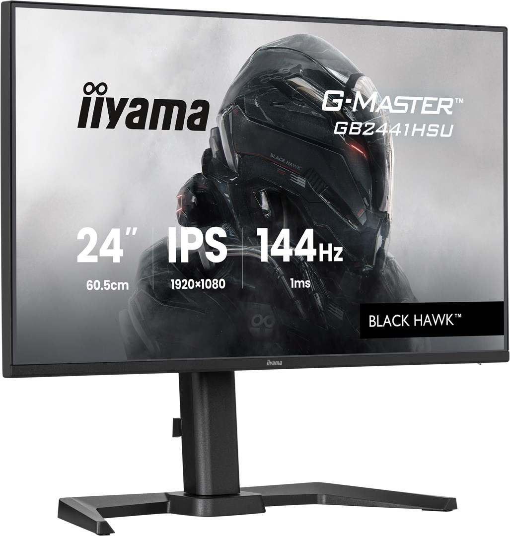 Monitor gaming Iiyama G-MASTER GB2441HSU, 24", Full HD 144Hz, i zi