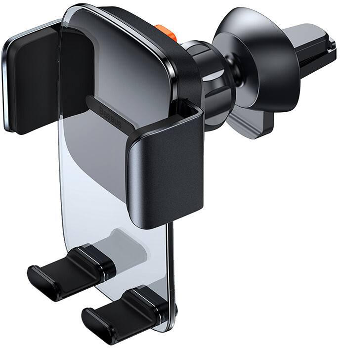 Држач за телефон заавтомобил Baseus Easy Control Clamp (за вентилациона решетка), црн