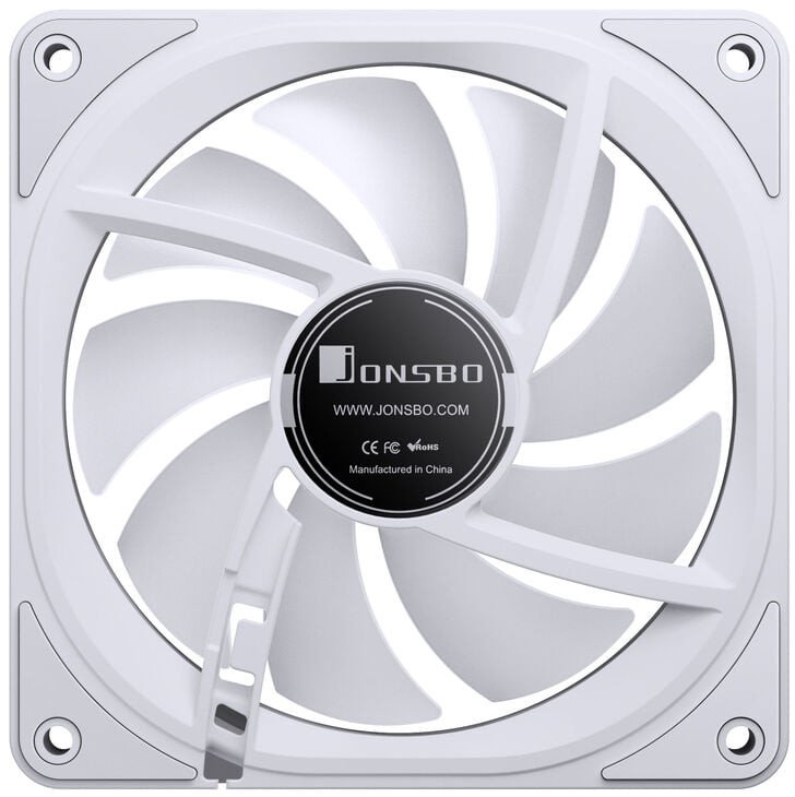 Ventilator PC Jonsbo FR-606WR, 120mm, PWM RGB, i bardhë
