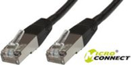 Kabllo rrjeti MicroConnect CAT5e FTP, 10m, PVC, e zezë