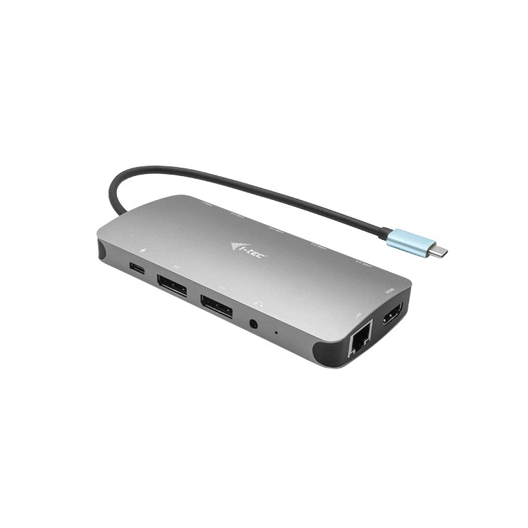 Stacion dokues I-TEC USB-C, C31NANODOCKPROPD, i hirtë