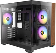 Kutia kompjuterike Antec CX600M, mid tower, panoramike 270°, e zezë me dru
