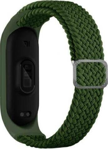 Rrip dore Beline për Xiaomi Mi Band 3/4, tekstil, jeshile