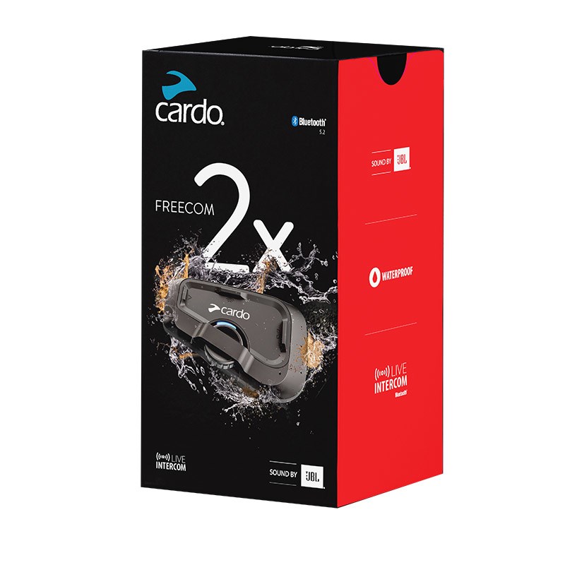 Sistem komunikimi moto Cardo Freecom 2X Duo, Double Pack, JBL 40 mm, i zi
