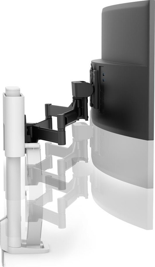 Mbajtëse monitori Ergotron TRACE 45-630-216, për tavolinë, 38", e bardhë