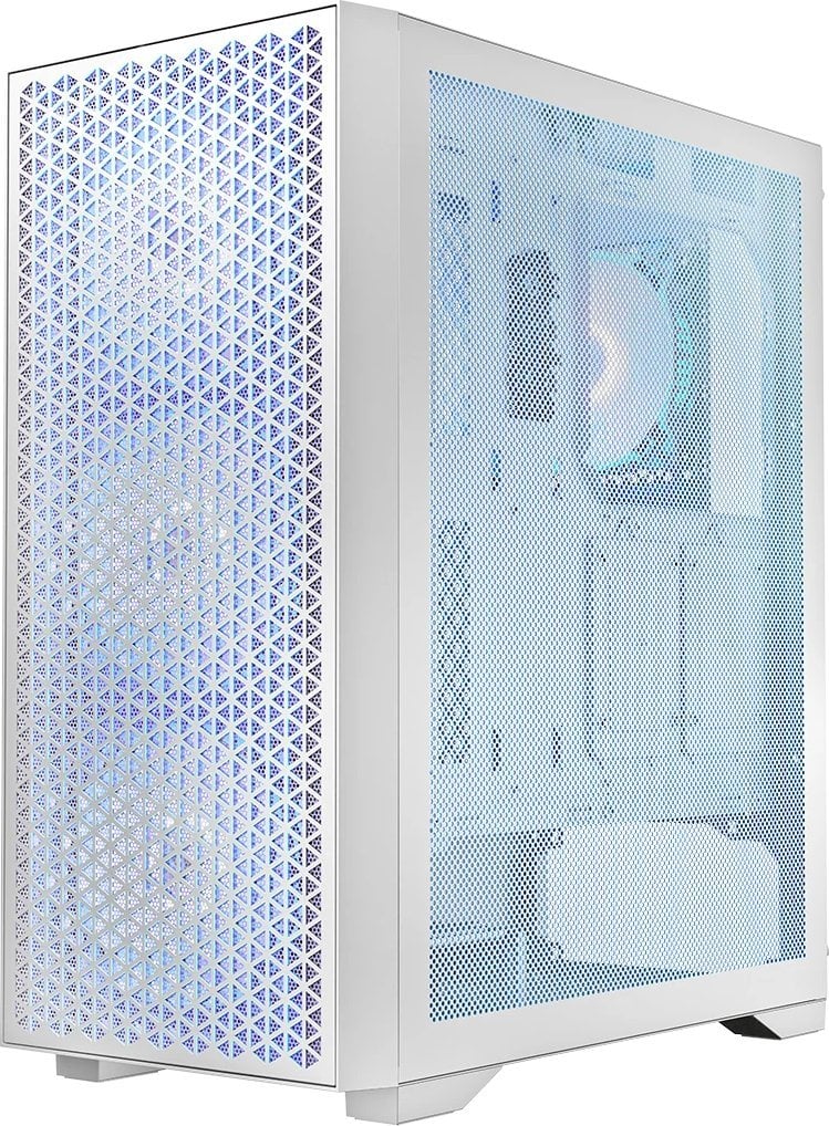 Kuti kompjuteri Logic Concept Dart Pro ARGB, MIDI Tower, me 4 ventilatorë ARGB, e bardhë