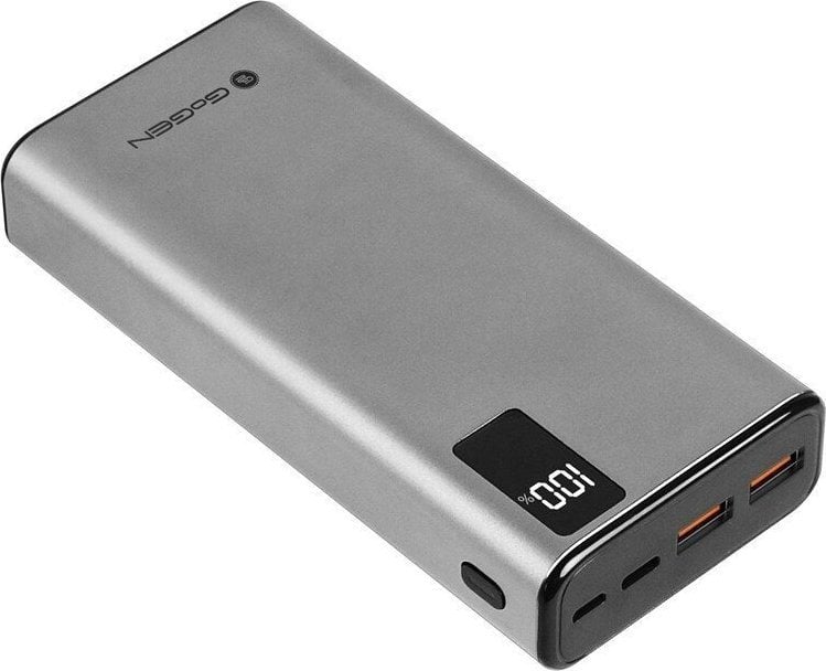 Power bank GoGen PB200008S, 20000mAh, argjendtë