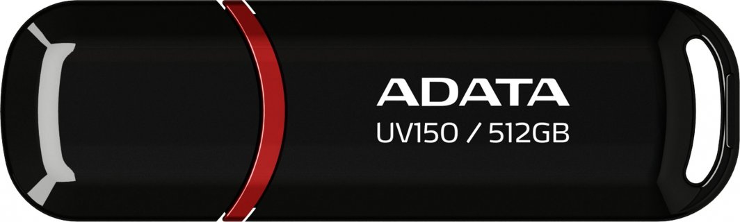 USB Memorja ADATA UV150, 512GB, USB 3.2 Gen 1, e zezë