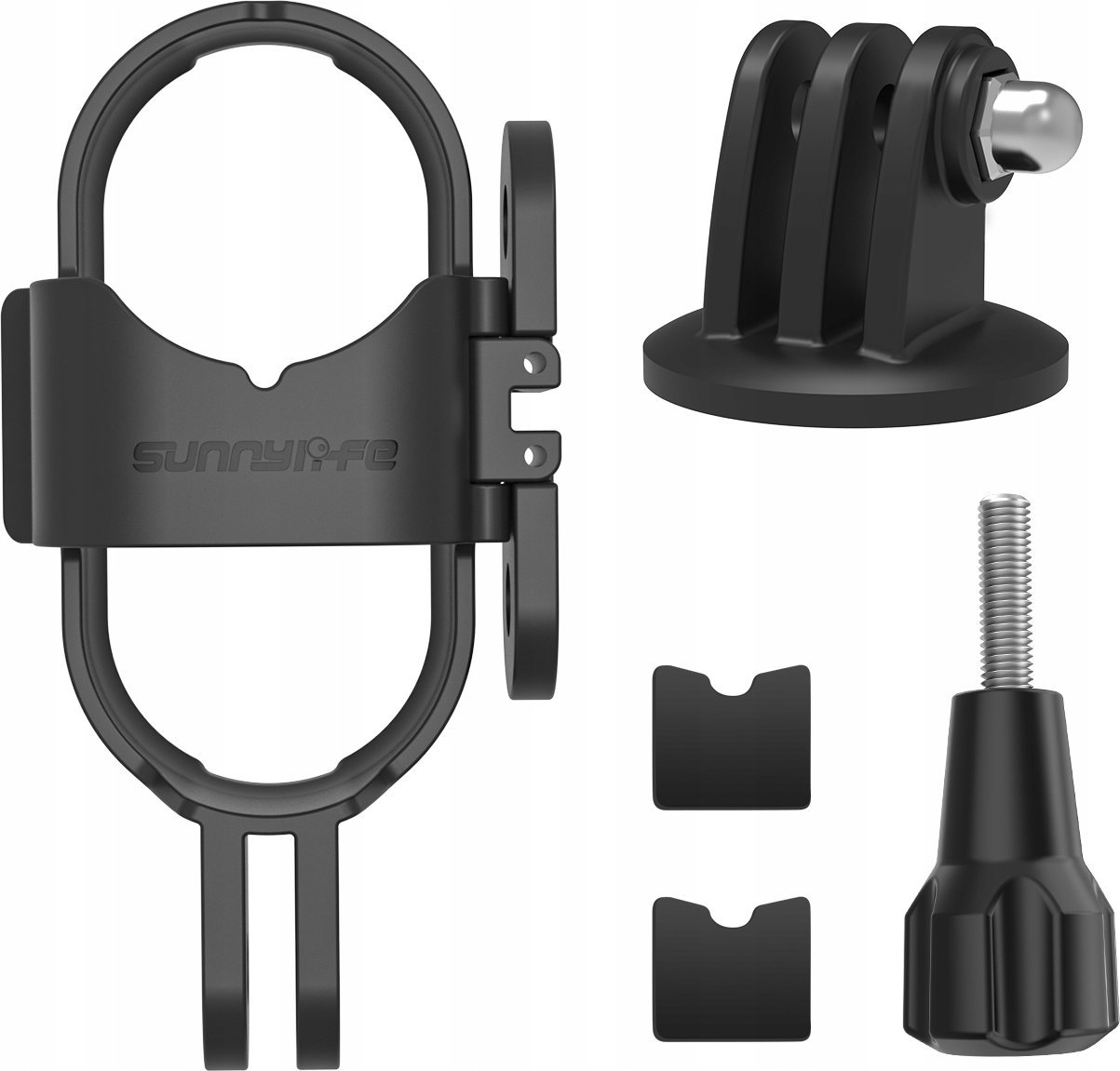 Рамка држач Sunnylife Small Frame за Инста360 ГО 3 ГО 3S, со адаптер ГоПро, црна