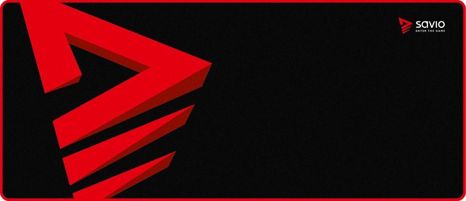 Mauspad Savio Turbo Dynamic, XL, i kuq