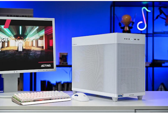 Kompjuter gaming Actina Ryzen 7 8700F, 32GB DDR5, 1TB SSD, Radeon RX 9070 XT, i bardhë