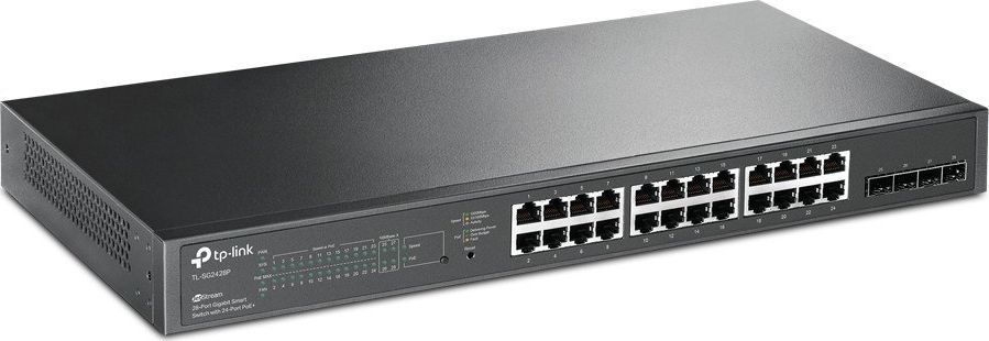 Switch TP-Link TL-SG2428P, 28 porte, 24 PoE+, 4 SFP, i zi