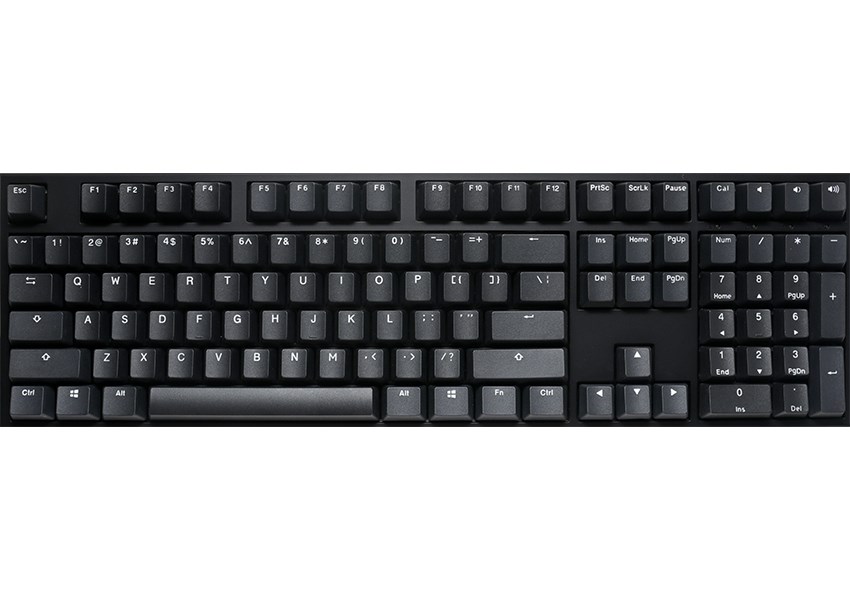 Tastierë Ducky Origin Phantom, QWERTZ, Cherry MX Red, e zezë