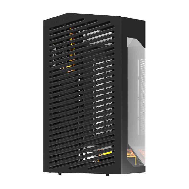 Kuti kompjuteri DarkFlash DY470, ATX Mid Tower, 4 ventilatorë gaming, e zezë