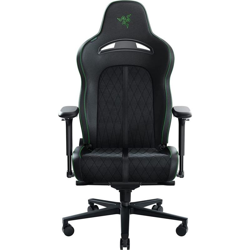 Karrige gaming Razer Enki Pro, lëkurë Alcantara, mbështetje lumbare, e zezë