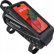 Çantë kornize biçiklete Takezero A2 Frame Bag, 1L, për telefon deri 6.7", e zezë