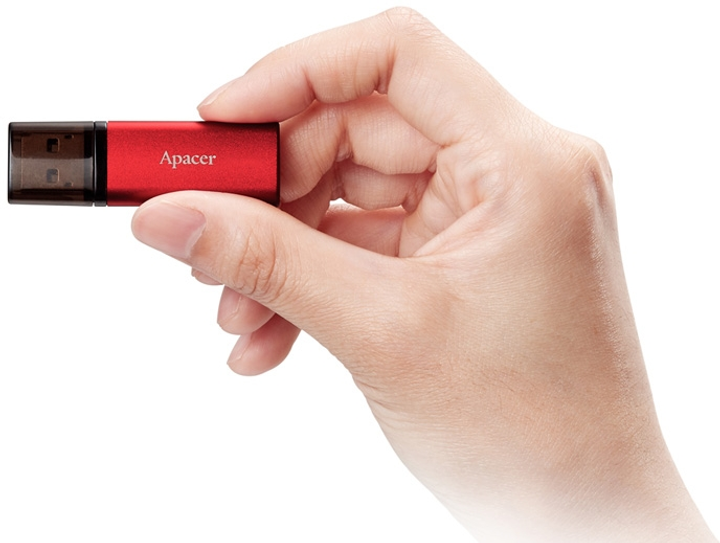 USB Apacer H25B, 32GB, 3.1, e kuqe