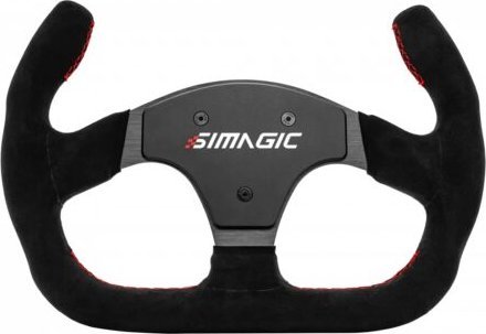 Tриум волан Simagic P-325C, 325 mm, Alcantara, црн