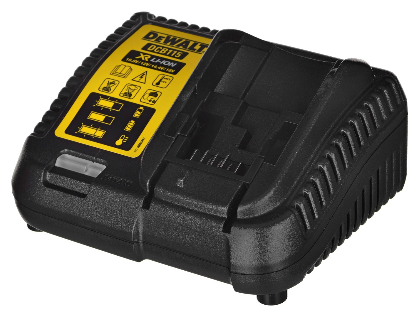Set veglash pa kabllo Dewalt DCK266P2T QW, 18V, 2x 5.0Ah, i verdhë